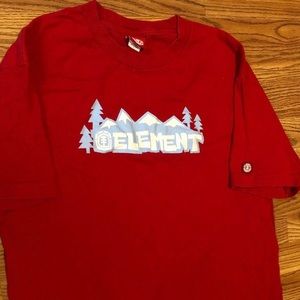 Men’s Vintage Element Skateboard Tee Size Medium